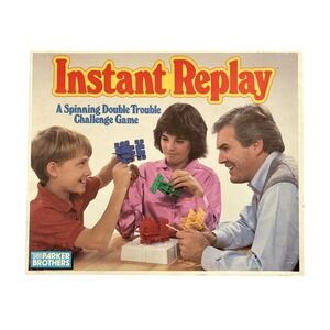 Instant Replay Game 1987 by Parker Brothers 100% Complete Game with Box Vintage